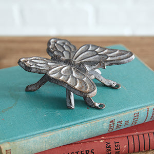 Cast Iron Butterfly Figurine