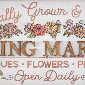 Spring Market Sign (Store pick up only)