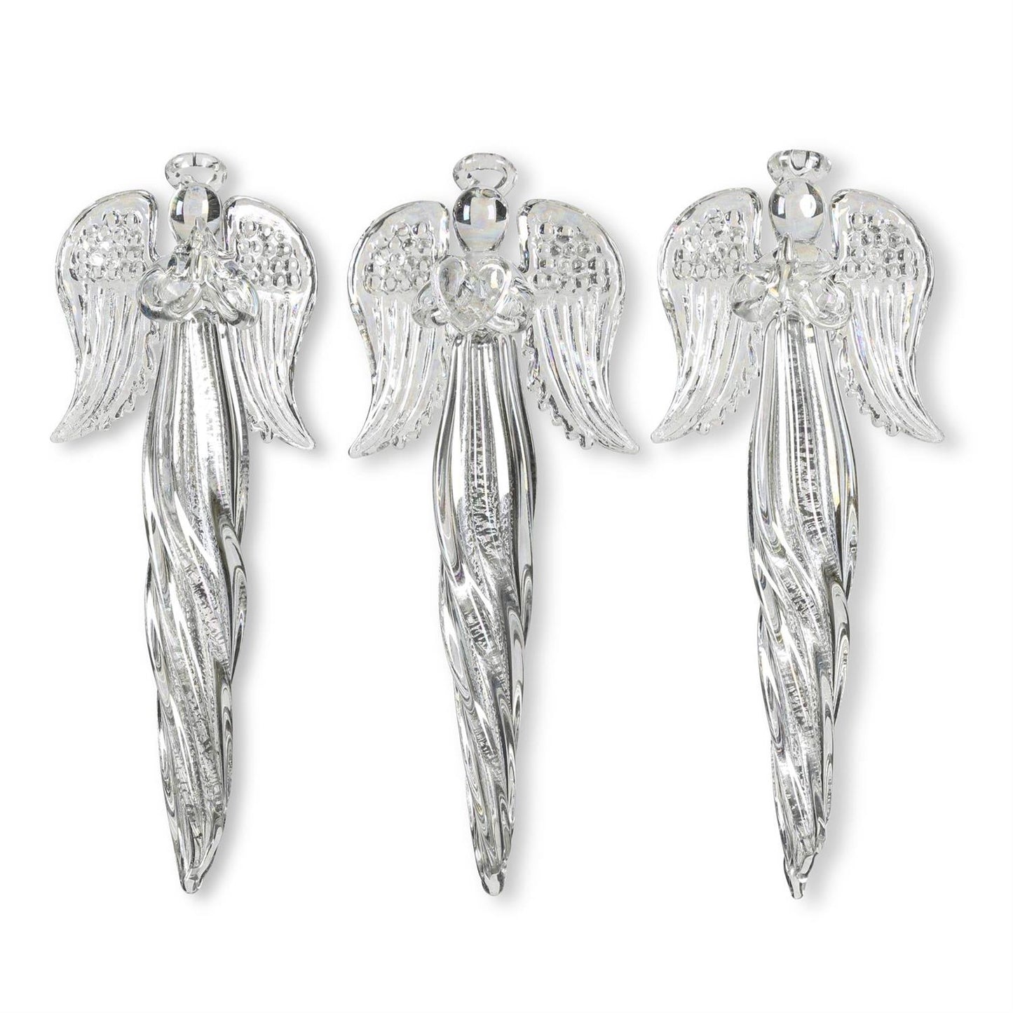 Glass Angels Holding a Star/Tree/Heart/Hands