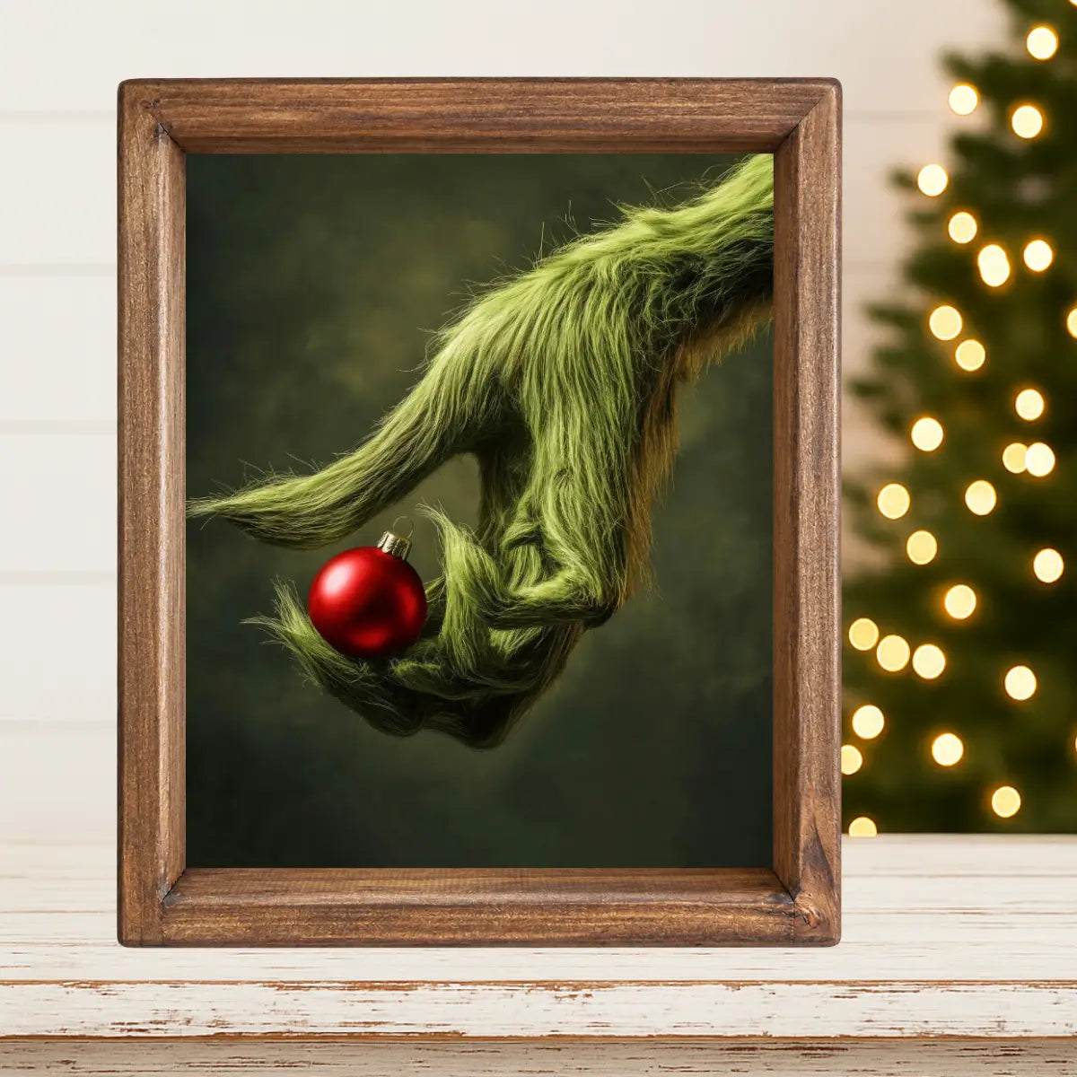 Grinch Stole Christmas Framed Print