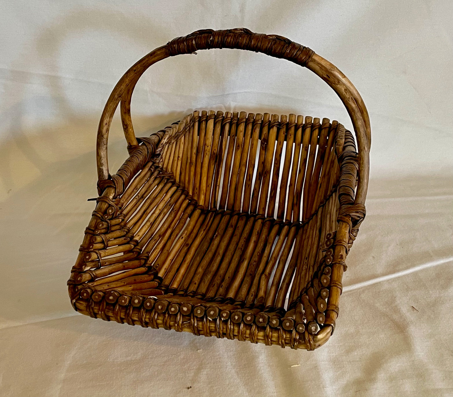 Vintage Reed Basket