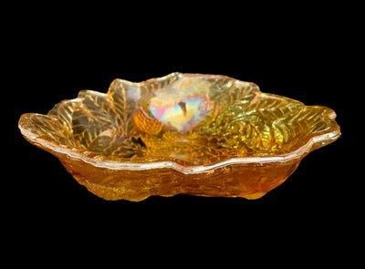 Loganberry Carnival Glass Bowl