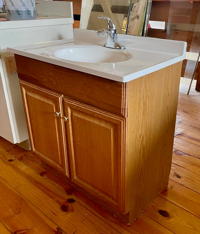 Bathroom Vanity Cabinet and Faucet (Store Pick Up Only)