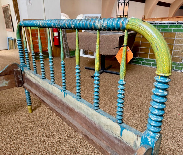 Vintage Jenny Lind Style Spool Bed Frame (Store Pick Up Only)