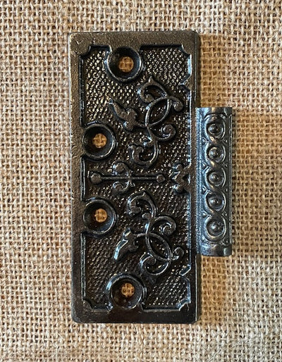 Antique Cast Iron Door Hinge, Half Only - 4½" x 4½"