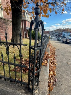 Authentic Ornate Wrought Iron Post (Store pickup only)