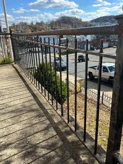 Authentic Wrought Iron Railing (Store pickup only)