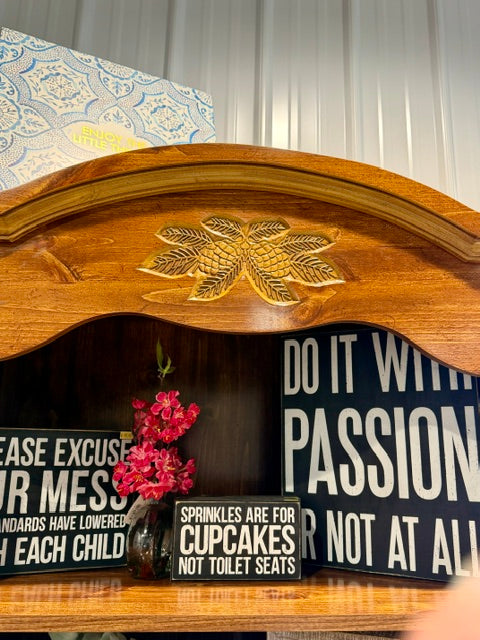 Decorative Wooden Bookshelf (Store Pick Up Only: Williamsport, PA)