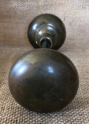 Antique Brass Doorknob Set Knob