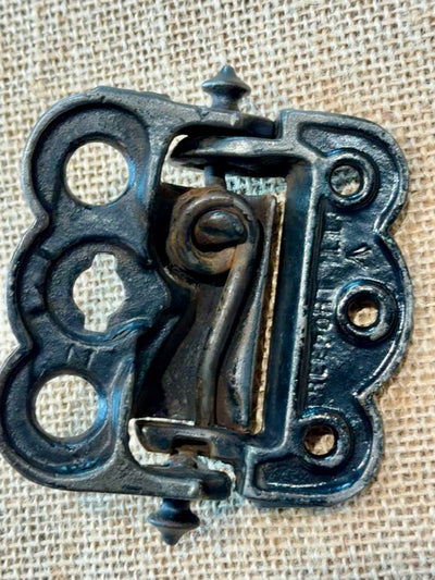 Vintage Freeport Cast Iron Spring Loaded Screen Door Hinge