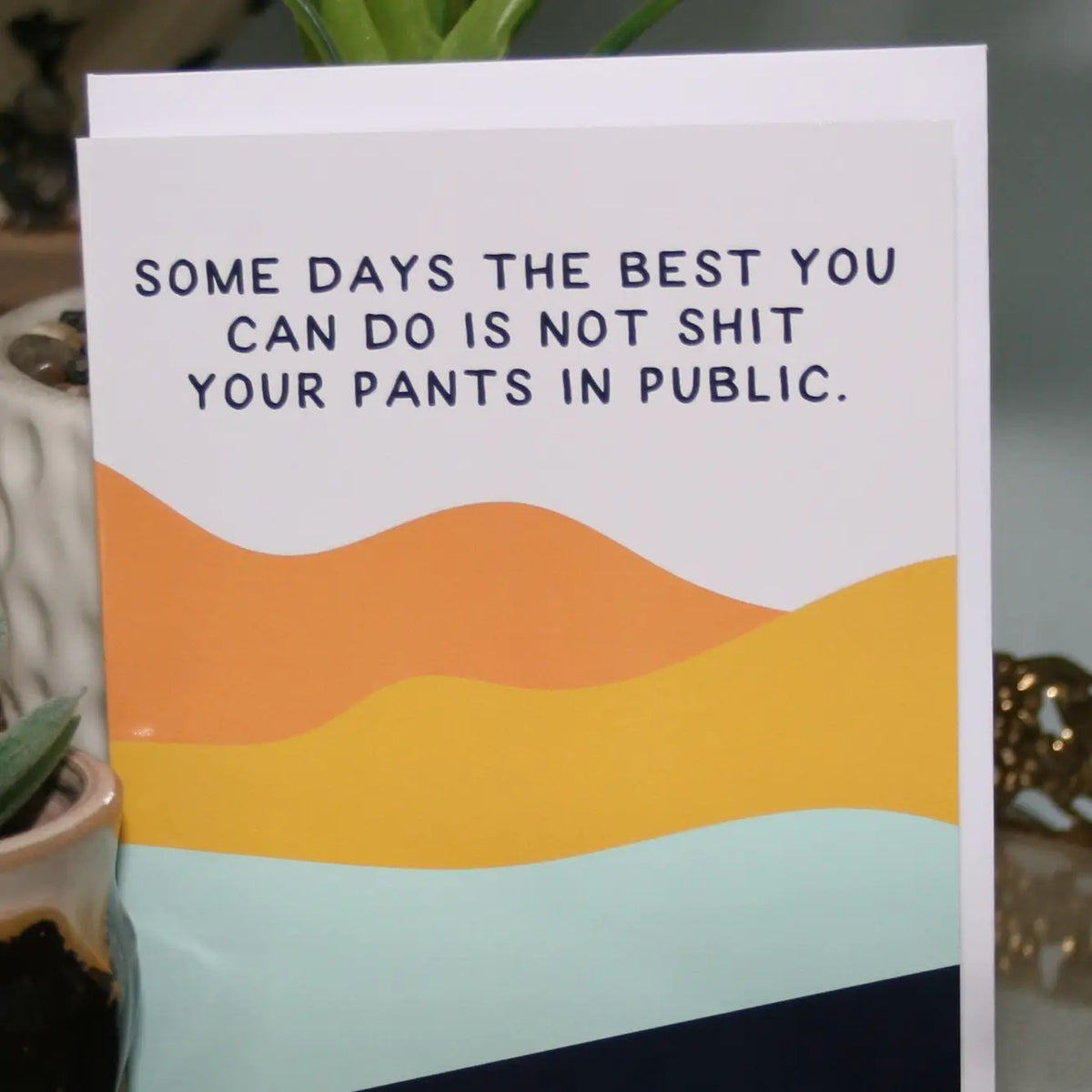Sh*t Pants in Public Greeting Card
