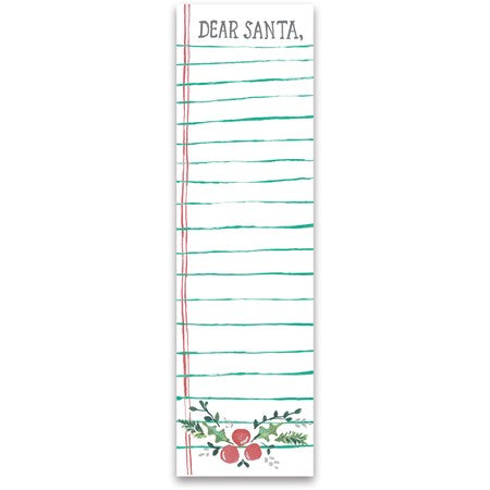 Dear Santa Notepad