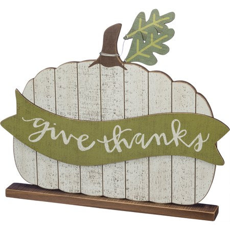 Give Thanks Slat Sitter