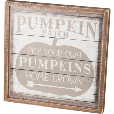 Pick Your Own Pumpkins Inset Box Sign (store pickup only)