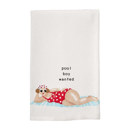 Pool Boy Wanted Towel