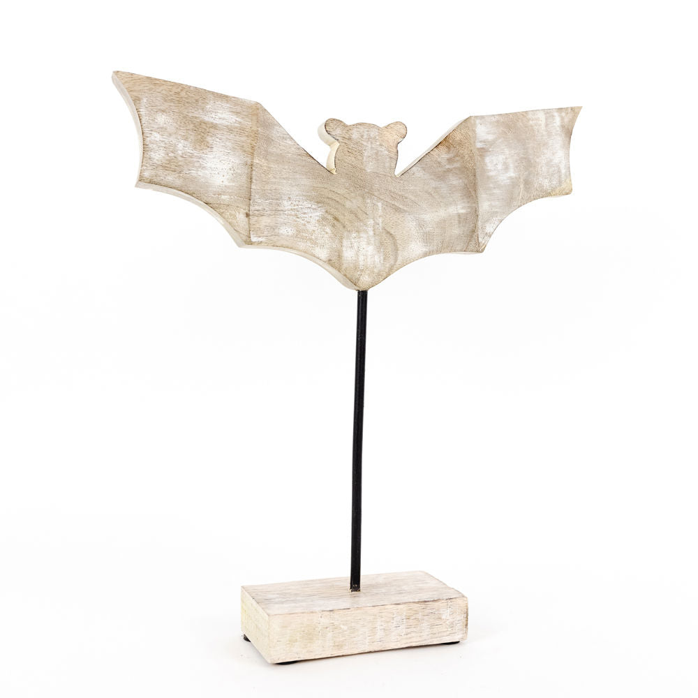 Mango Wood Bat On A Stand
