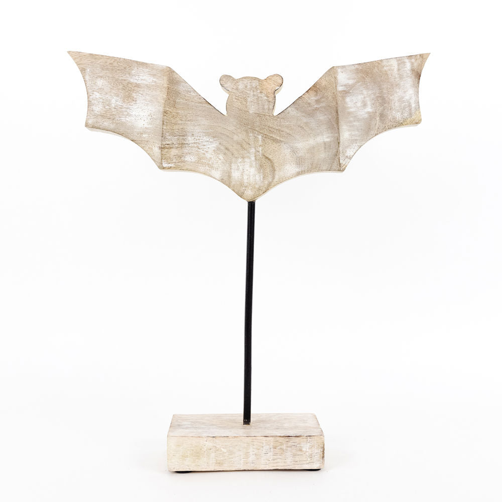 Mango Wood Bat On A Stand