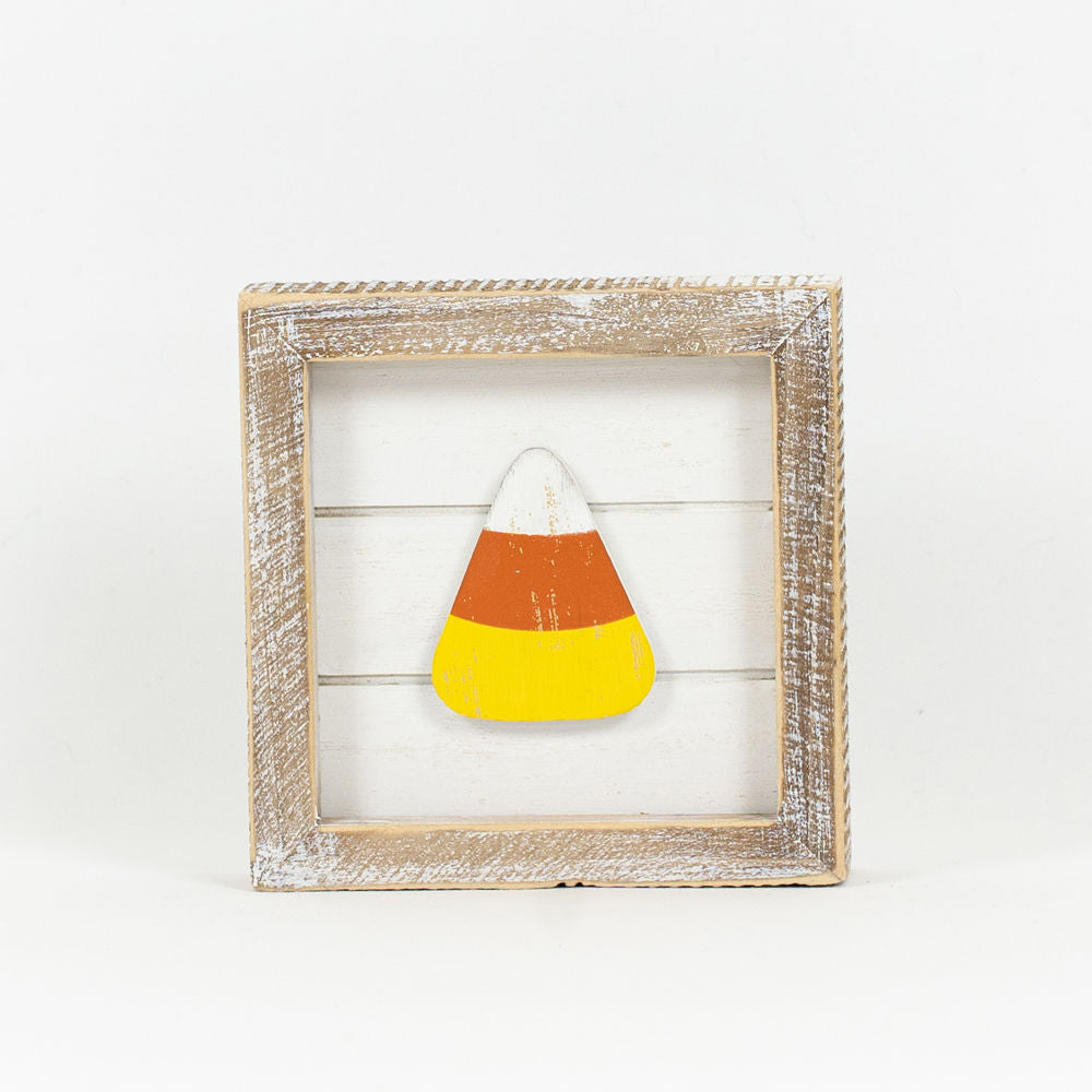 Reversible Candy Corn/Pumpkin Block Sign