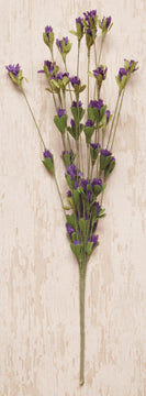 Purple Wild Blossoms Pick