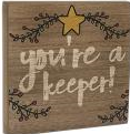 Star & Vine Wooden Inspirational Sign - 2 Styles