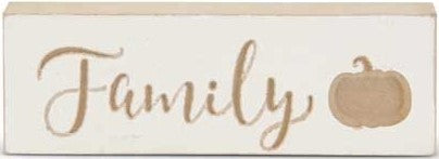 Engraved Wood Harvest Message Tabletop