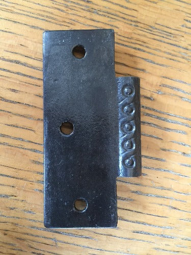 Antique Cast Iron Door Hinge - Half Only - 3½" x 3" back