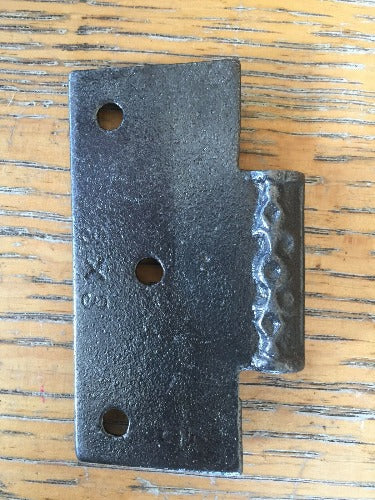 Antique Cast Iron Door Hinge, Half Only - 3" x 3" back