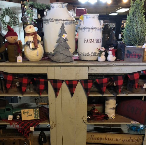 Buffalo Plaid Pennant Garland