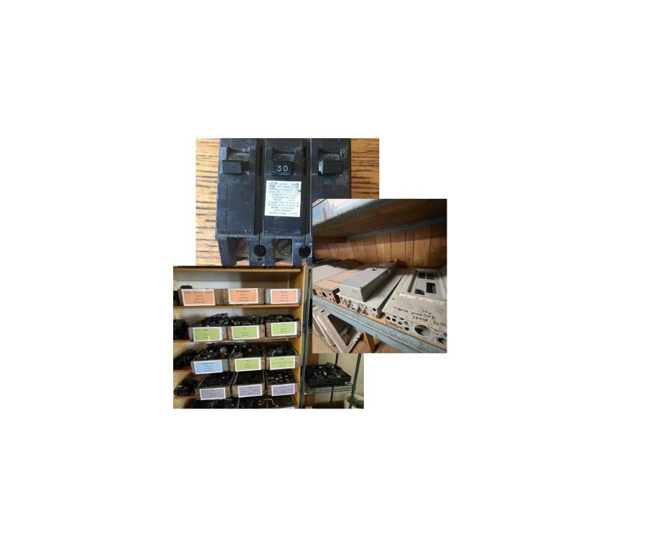 Electrical used salvage breakers service boxes