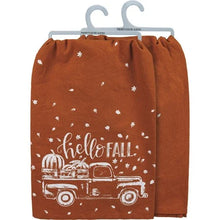 Load image into Gallery viewer, Hello Fall Chalk Kitchen Towel
