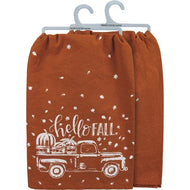 Hello Fall Chalk Kitchen Towel