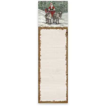 Santa Sleigh List Pad
