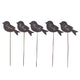Assorted Rustic Tin Bird Picks (6 Styles)