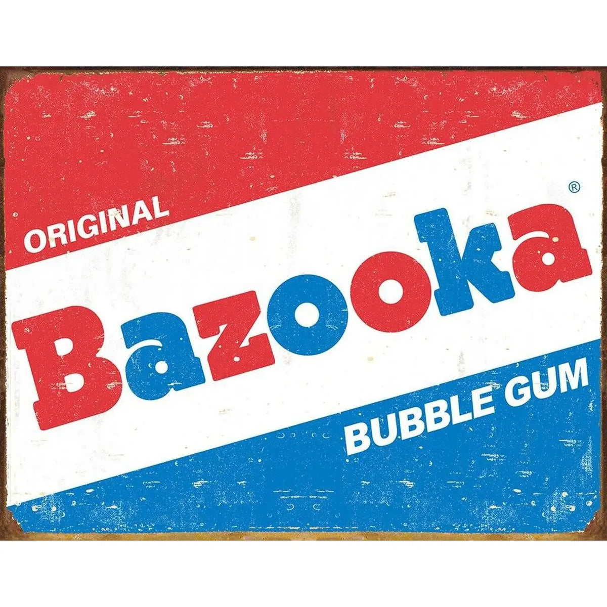 Bazooka Gum Tin Sign