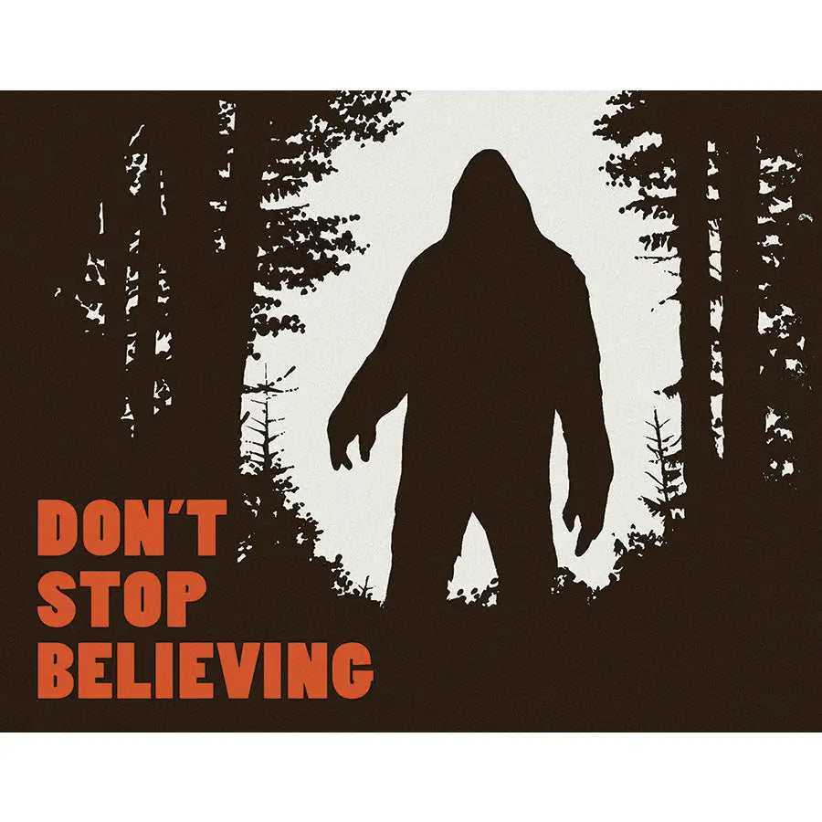 Don't Stop Believing Tin Sign
