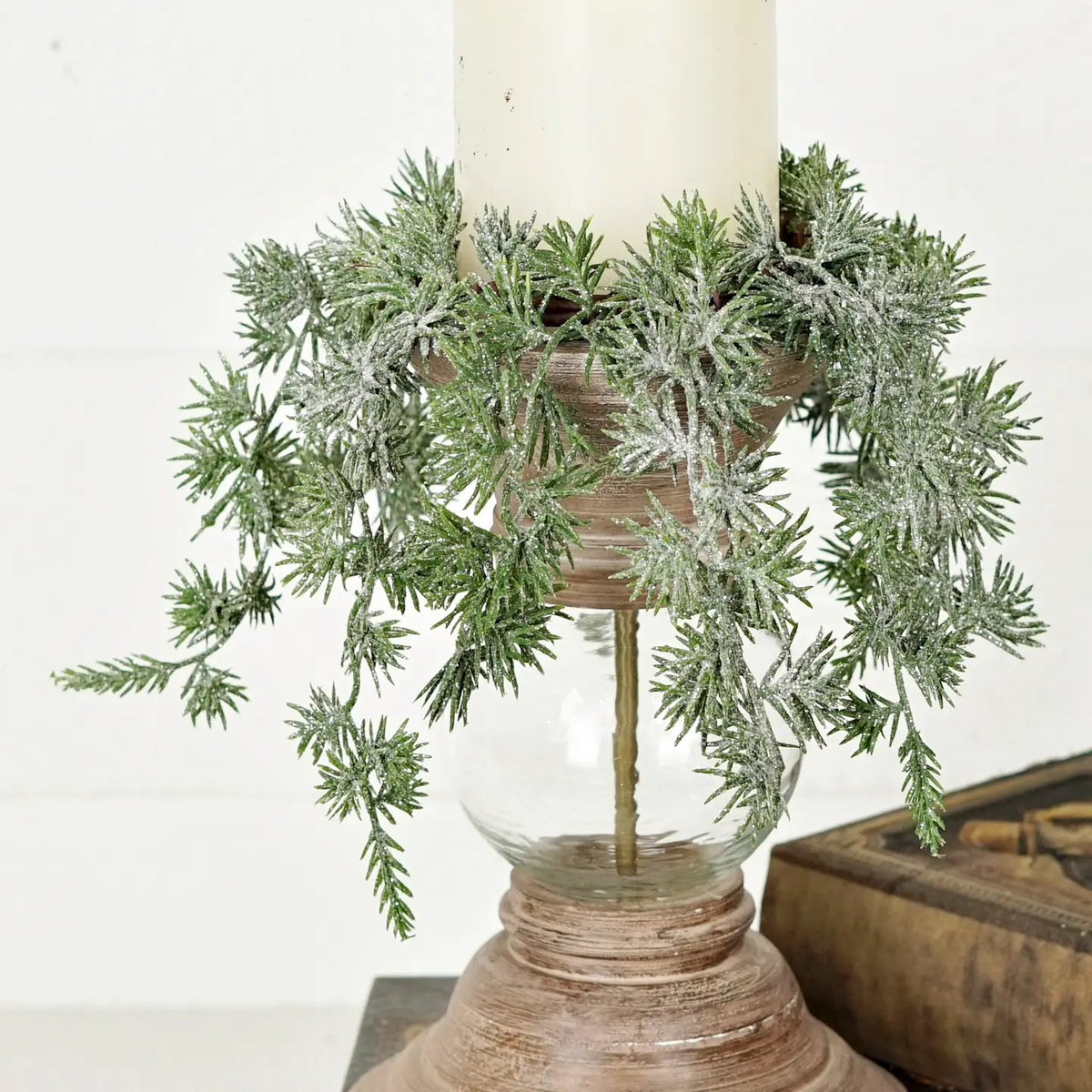 Sparkle Blossom Pines Candle Ring