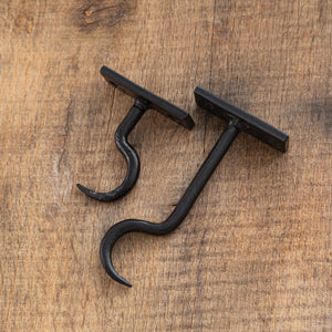 Cast Iron Hooks- Two Sizes Available