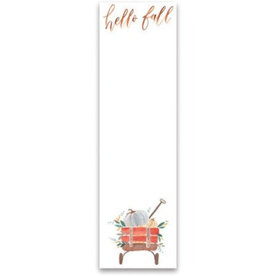 Hello Fall Pumpkin and Wagon List Pad