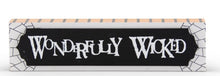 Load image into Gallery viewer, Black White &amp; Orange Halloween Message Tabletop Signs (3 Styles)
