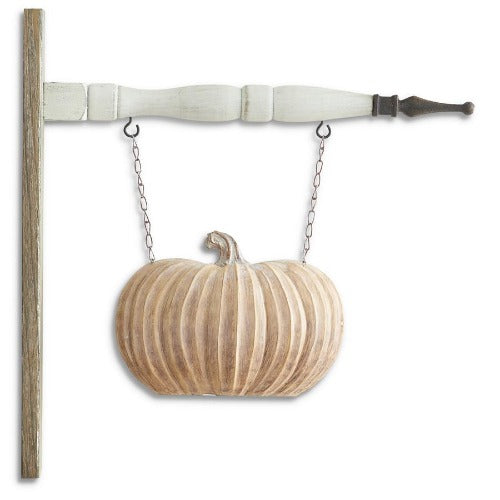 Tan Resin Short Ribbed Double-sided Pumpkin Arrow Replacement