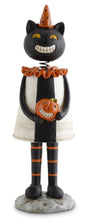 Load image into Gallery viewer, Assorted Resin Black Cat &amp; Pumpkin Girl Bobble Heads (2 Styles)
