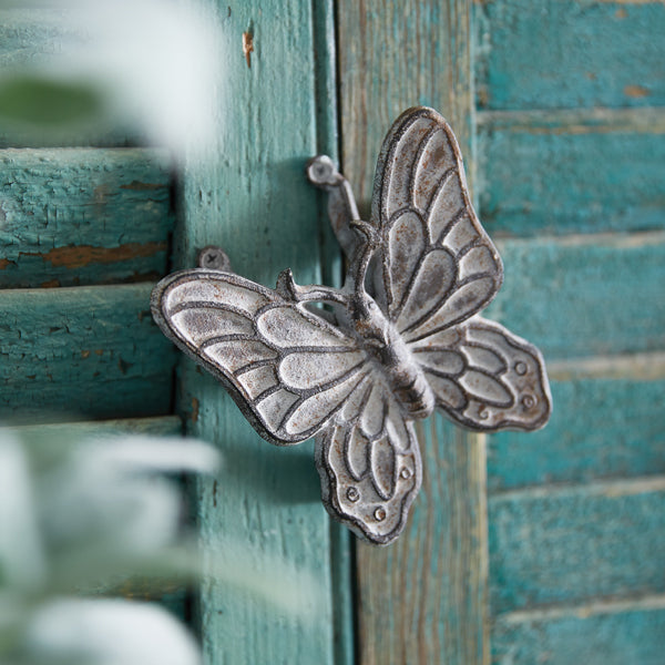 Cast Iron Butterfly Figurine