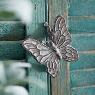 Cast Iron Butterfly Figurine