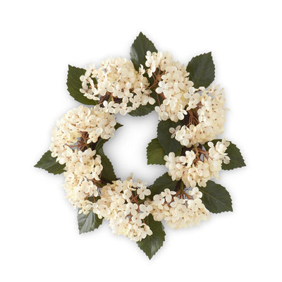 Cream Two-Tone Hydrangea Wreath