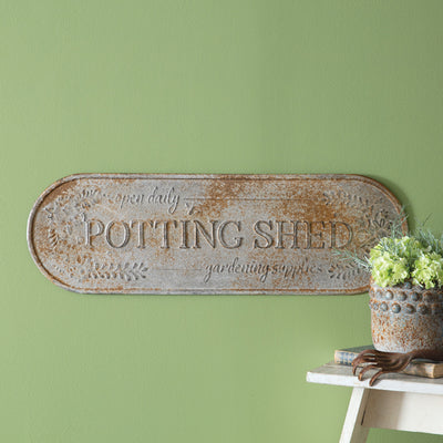 Potting Shed Wall Sign (Store pick up only)