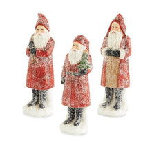 Load image into Gallery viewer, Sugared Santa Figurines - 3 Styles
