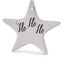 Assorted Cream Ceramic Star Ornaments