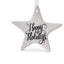 Assorted Cream Ceramic Star Ornaments