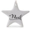 Assorted Cream Ceramic Star Ornaments