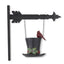 Black Resin Top Hat Vase with Cardinal Arrow Replacement